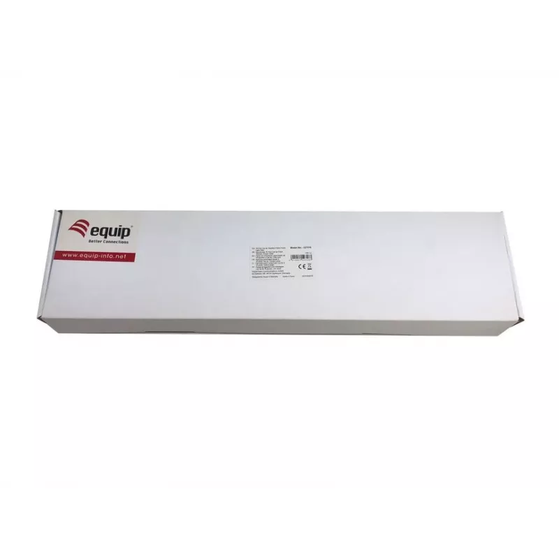Equip 327316 Premium 16-portowy ekranowany panel krosowy Kat.5e, jasnoszary