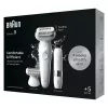 Epilator BRAUN Silk-épil 9 SES9-341 — 40 pęset, Wet & Dry, 50 min pracy na baterii, 2 prędkości, biały