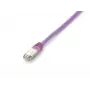 Equip Cat.6A Platinum S/FTP Patch kabel, 20m, fioletowy