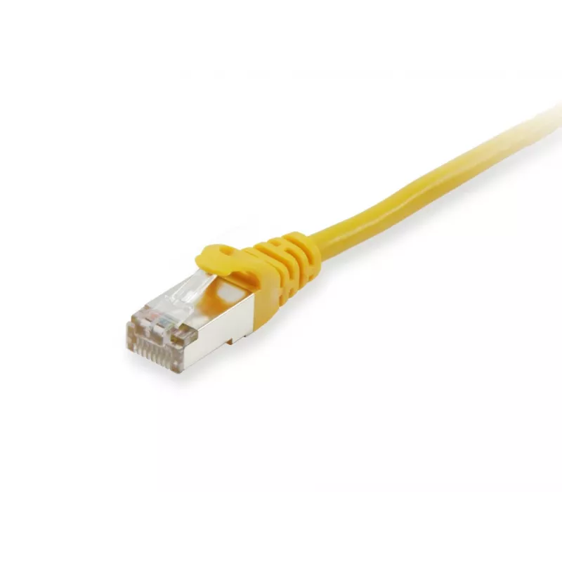 Kabel krosowy Equip Cat.6A S/FTP RJ-45 15m Żółty