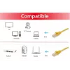Kabel krosowy Equip Cat.6A S/FTP RJ-45 15m Żółty
