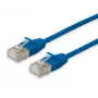 Kabel sieciowy Equip Cat.6A F/FTP cienki Patch kabel RJ-45 0,5m Niebieski