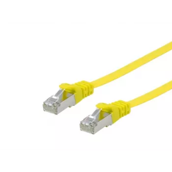 kabel sieciowy Equip Cat.6A U/FTP płaski Patch kabel RJ-45 1.0m żółty