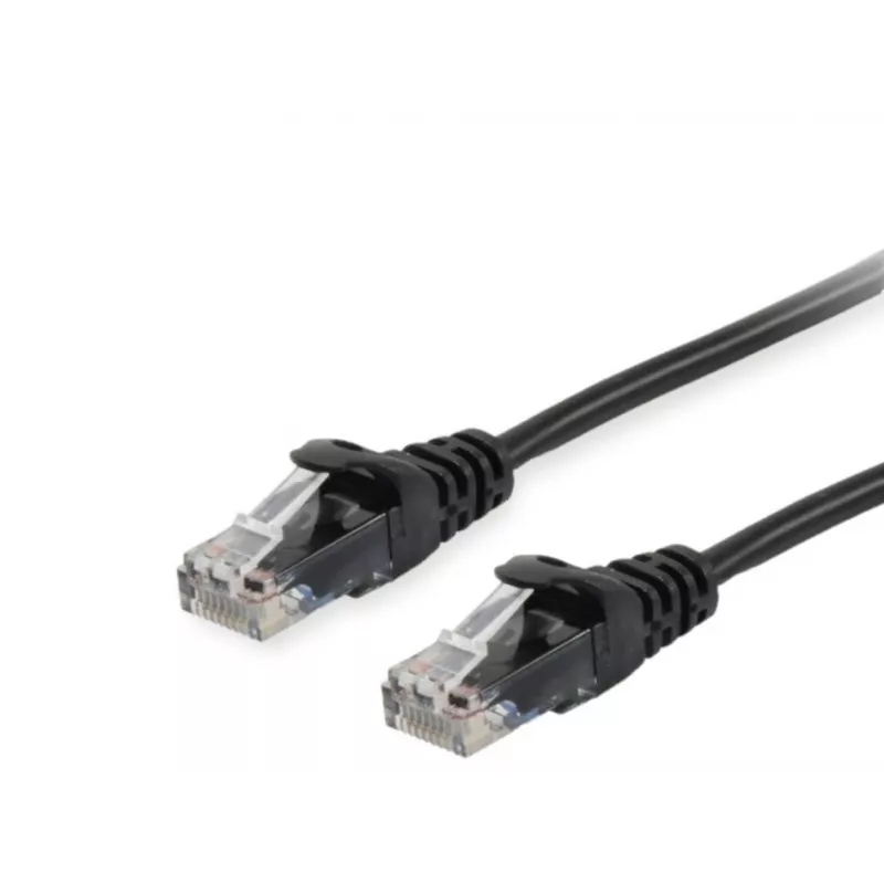 Kabel krosowy Equip kat.6A RJ-45 U/UTP 2 m czarny