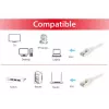 Equip Cat.6A S/FTP Kabel krosowy, biały, 0.15m, 0.15 m, Cat6a, S/FTP (S-STP), RJ-45, RJ-45, biały