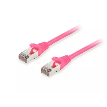 Patch kabel Equip Cat.6A S/FTP RJ-45 0.5m Pink