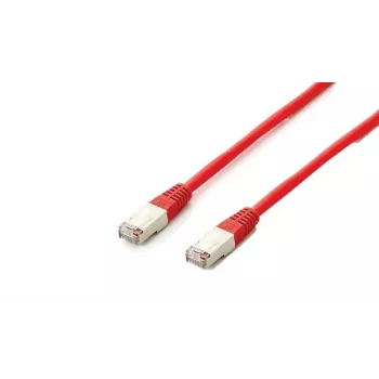 Kabel krosowy Equip Cat.6A Platinum S/FTP, 0,5 m, czerwony