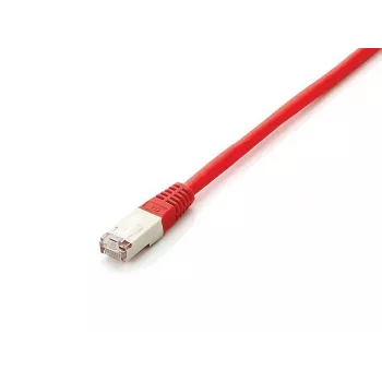 Kabel krosowy Equip Cat.6A Platinum S/FTP, 0,5 m, czerwony