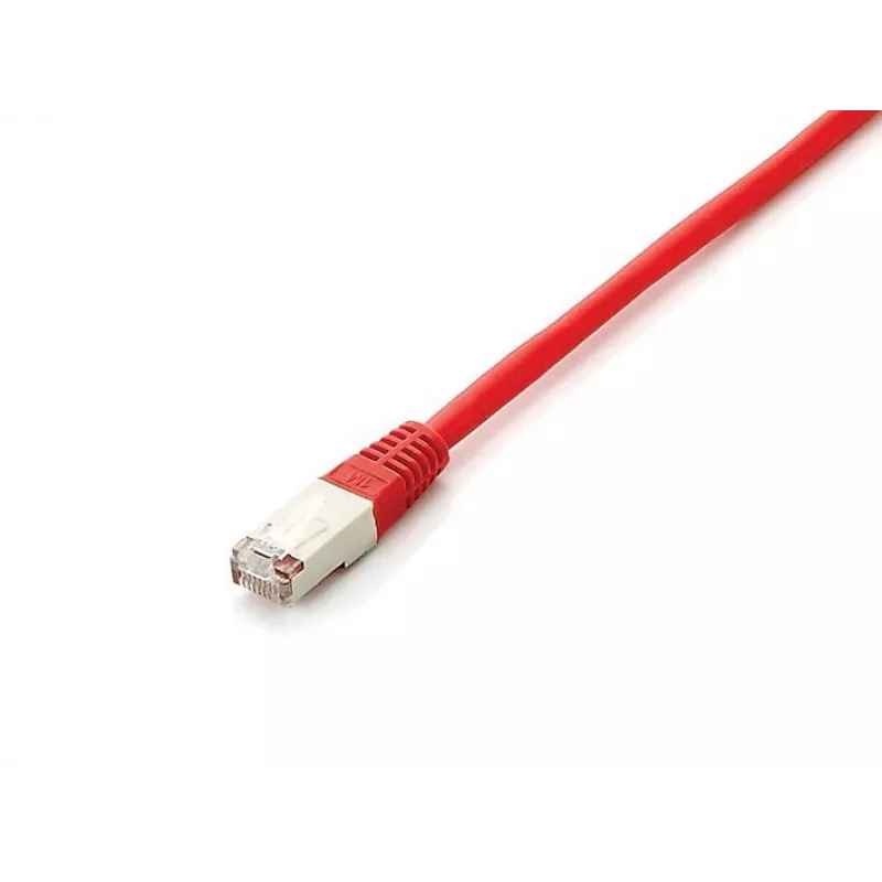 Kabel krosowy Equip Cat.6A Platinum S/FTP, 0,5 m, czerwony