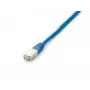 Equip Cat.6A Platinum S/FTP Patch kabel, 1.0m, niebieski, 1 m, Cat6a, S/FTP (S-STP), RJ-45, RJ-45, niebieski