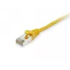 Kabel sieciowy Equip Kat.6A S/FTP RJ-45 0,25 m żółty