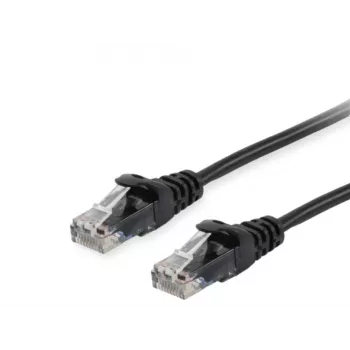 Kabel krosowy Equip Cat.6A RJ-45 U/UTP 0,25 m Czarny