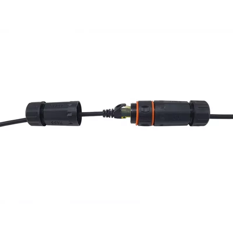Equip Cat.6A S/FTP Outdoor Patch kabel, 25m, Czarny