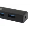 Equip 128953 koncentrator interfejsów USB 3.2 Gen 1 (3.1 Gen 1) Typ-A 5000 Mbit/s Czarny