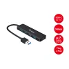 4-portowy hub USB 3.2 Gen 1 Equip z adapterem USB-C Czarny 5000 Mbit/s