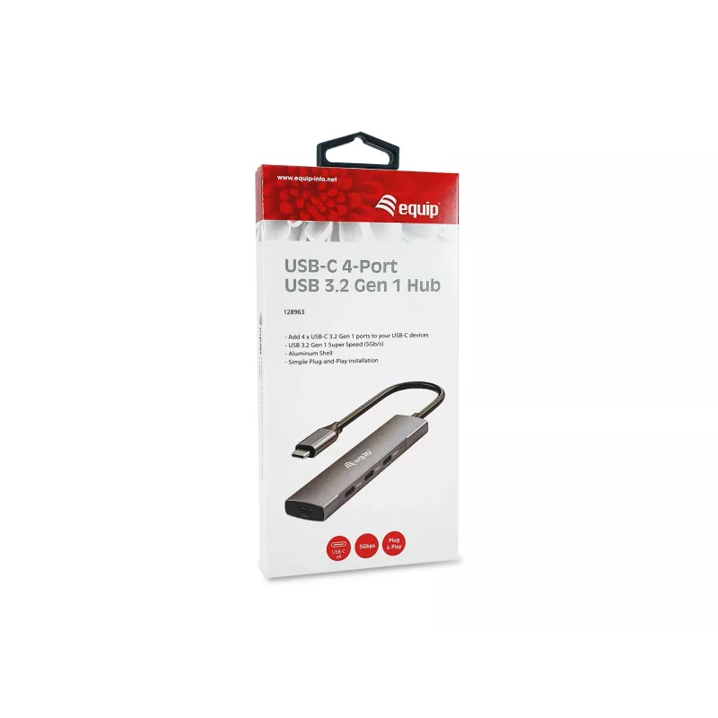 Equip USB-C 4-portowy hub USB 3.2 Gen 1