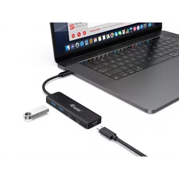 Equip USB-C 4-Port USB 3.2 Gen 1 Hub, USB-C x 2, USB-A x 2