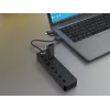 Koncentrator USB Equip 7-portowy USB 3.2 Gen 1 z zasilaczem