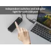 Koncentrator USB Equip 7-portowy USB 3.2 Gen 1 z zasilaczem