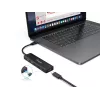 Koncentrator Equip USB-C 4-portowy USB 3.2 Gen 2 (10 Gb/s), USB-C x 2, USB-A x 2