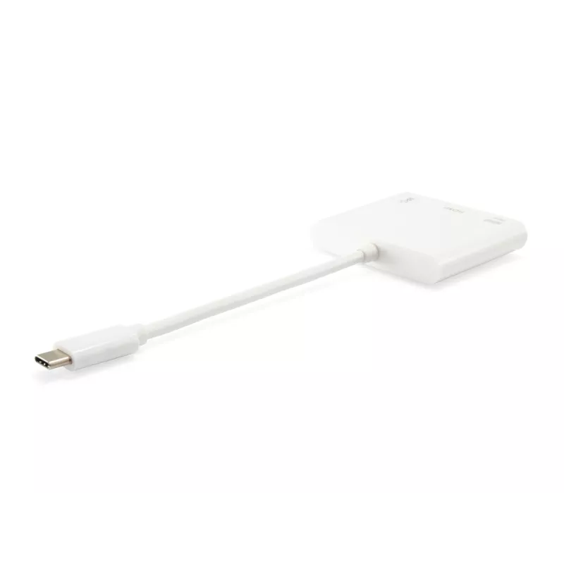Adapter USB Type C na HDMI Female/USB A Female/PD Equip 133461