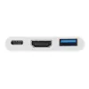 Adapter USB Type C na HDMI Female/USB A Female/PD Equip 133461