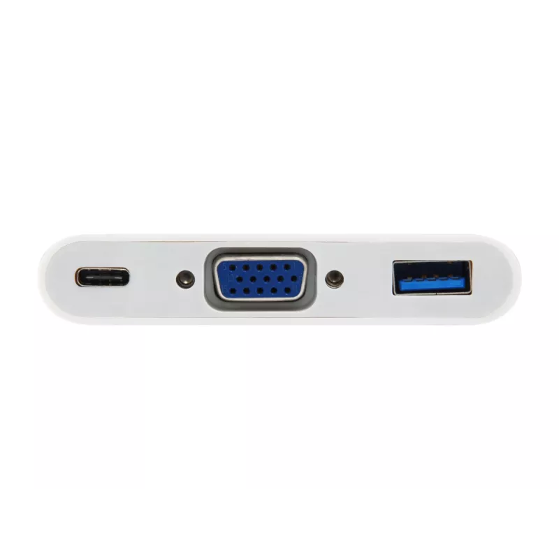 Adapter USB Type C na VGA żeński / USB A żeński / PD Equip 133462