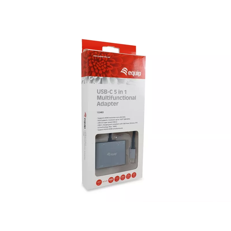 Equip USB-C 5 w 1 wielofunkcyjny adapter