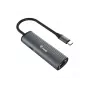 Equip Adapter USB-C na RJ45 Gigabit sieciowy + PD USB Type-C 100W
