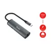 Equip Adapter USB-C na RJ45 Gigabit sieciowy + PD USB Type-C 100W