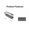 Equip Adapter USB-C na RJ45 Gigabit sieciowy + PD USB Type-C 100W
