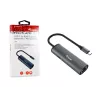 Equip Adapter USB-C na RJ45 Gigabit sieciowy + PD USB Type-C 100W