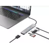 Equip USB-C 7 w 1 wielofunkcyjny adapter, HDMI 4K/60Hz, USB 3.2 Gen1 x 3, TF/MICRO SD, 100W USB PD