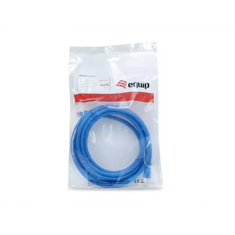 Kabel krosowy Equip Kat. 8.1 S/FTP (PIMF), LSOH, 0,5 m, niebieski