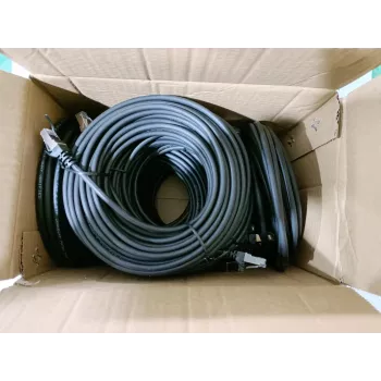 Equip Cat.6 S/FTP Patch kabel, 3.0m, Czarny, 50pcs/set