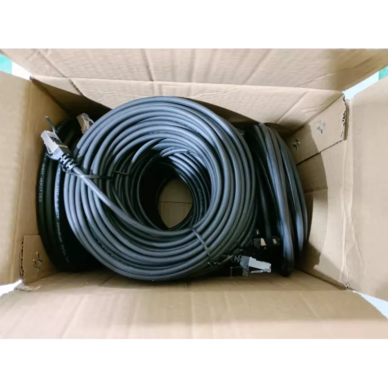 Equip Cat.6 S/FTP Patch kabel, 3.0m, Czarny, 50pcs/set