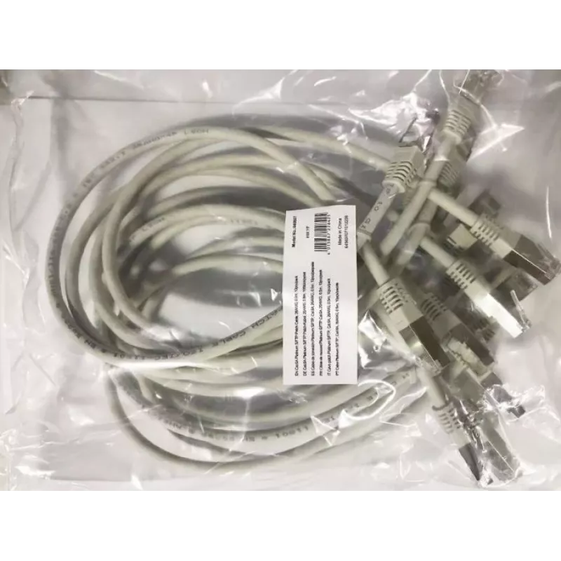 Equip Cat.6A Platinum S/FTP Patch kabel, szary, 0.5m, 10pcs/set