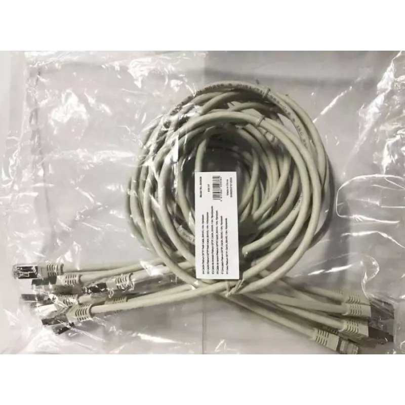 Equip Cat.6A Platinum S/FTP Patch kabel, Szary, 1.0m, 10szt./zestaw