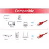 Kabel krosowy Equip Kat.6 U/UTP RJ-45 0,15 m Czerwony