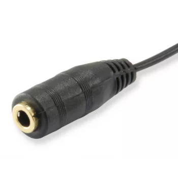 Kabel rozdzielający audio Equip, czarny, 3,5 mm, 2 x 3,5 mm, żeński, męski, PCW