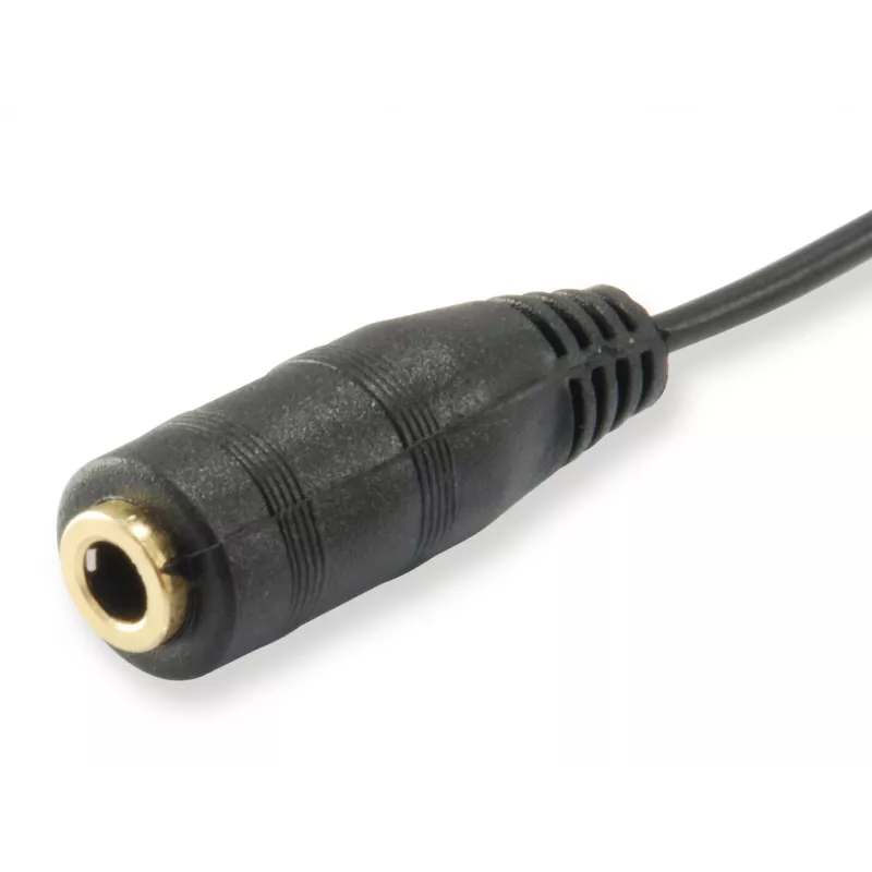 Kabel rozdzielający audio Equip, czarny, 3,5 mm, 2 x 3,5 mm, żeński, męski, PCW