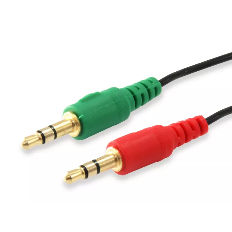 Kabel rozdzielający audio Equip, czarny, 3,5 mm, 2 x 3,5 mm, żeński, męski, PCW