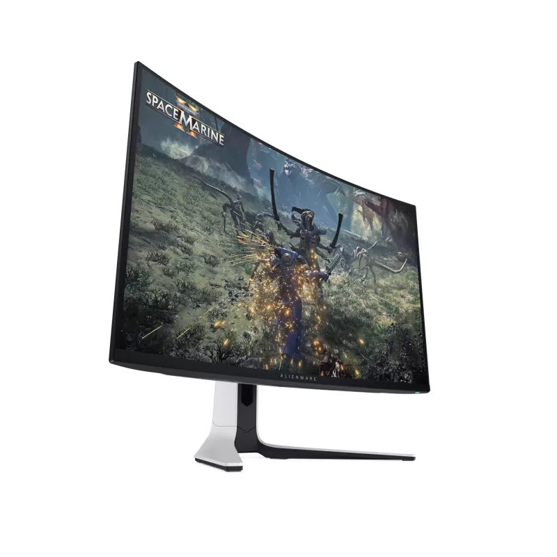 Monitor komputerowy Alienware AW3225QF 81,3 cm (32 cale) 3840 x 2160 pikseli 4K Ultra HD QD-OLED Czarny, Biały