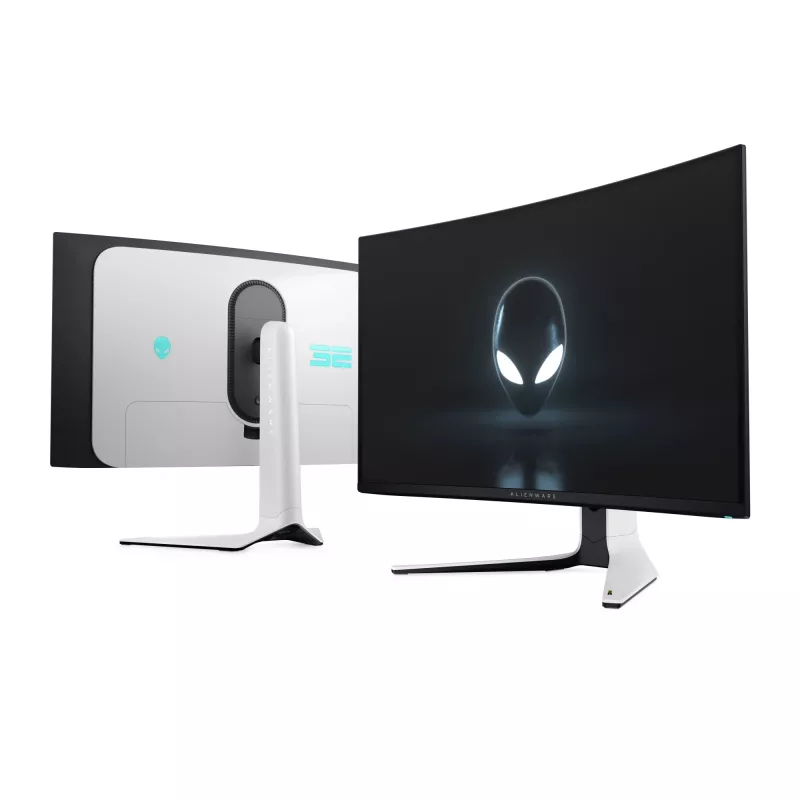 Monitor komputerowy Alienware AW3225QF 81,3 cm (32 cale) 3840 x 2160 pikseli 4K Ultra HD QD-OLED Czarny, Biały