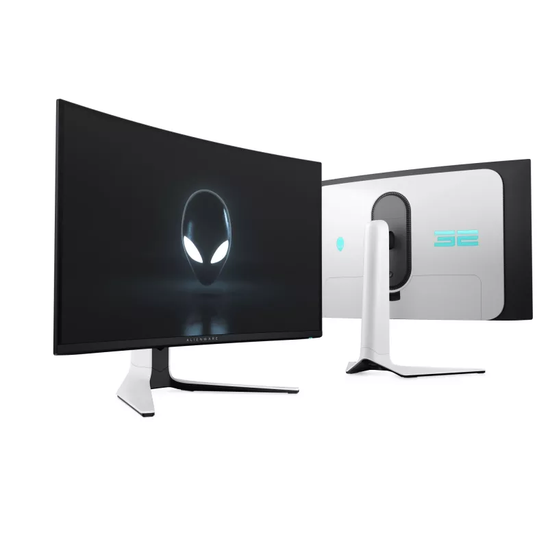 Monitor komputerowy Alienware AW3225QF 81,3 cm (32 cale) 3840 x 2160 pikseli 4K Ultra HD QD-OLED Czarny, Biały