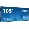 iiyama LH10551UWS-B1AG Wyświetlacz reklamowy Cyfrowy panel płaski 2.67 m (105 cali) LED 500 cd/m² UltraWide 5K HD Czarny 24/7