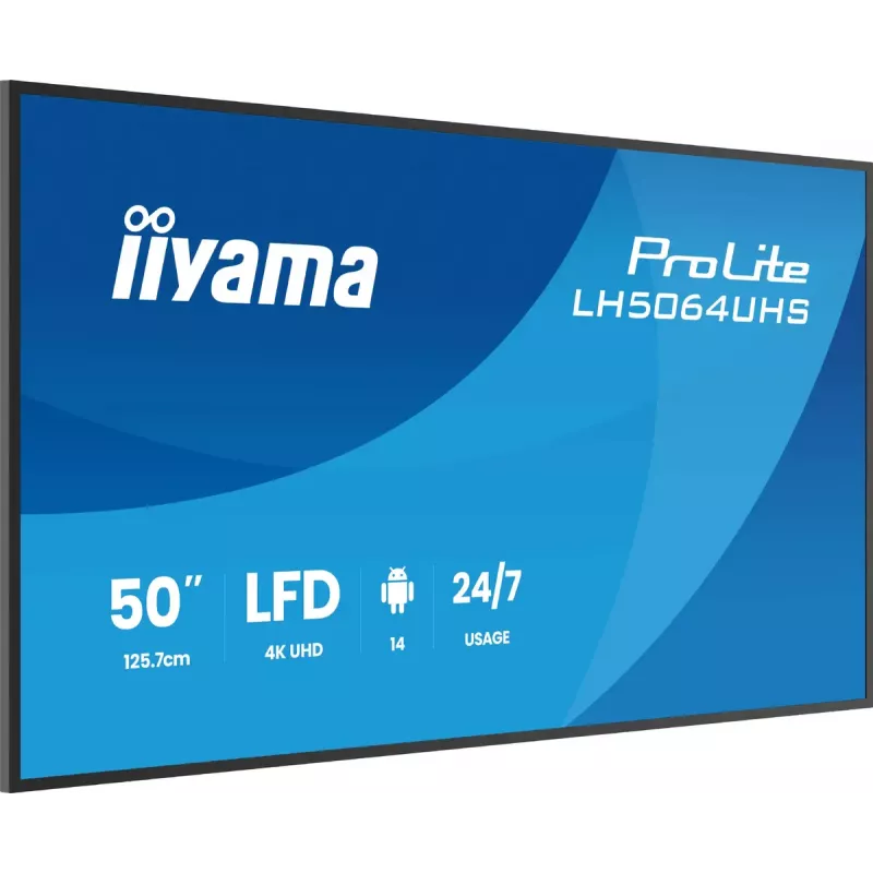 Panel płaski do digital signage iiyama LH5564UHS-B1AG 55 cali 4K Ultra HD