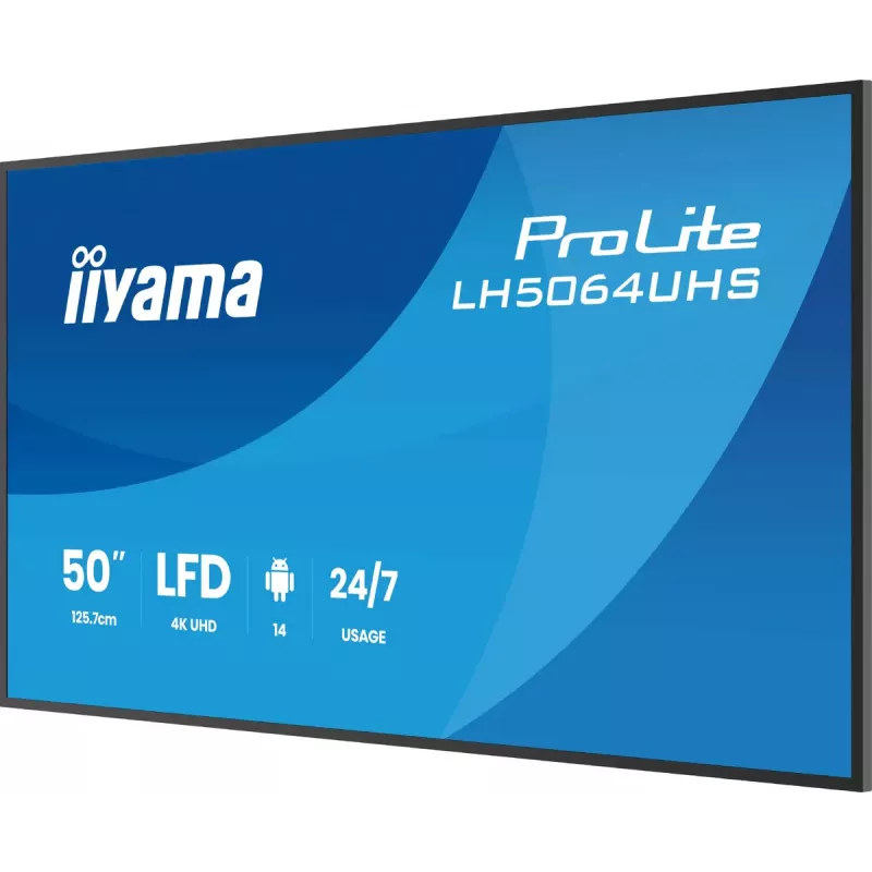 Panel płaski do digital signage iiyama LH6564UHS-B1AG 65 cali 4K Ultra HD