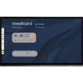 Viewsonic IFP7562 Wyświetlacz interaktywny 190,5 cm (75 cali) LED Wi-Fi 350 cd/m² 4K Ultra HD Czarny Ekran dotykowy Wbudowany procesor Android