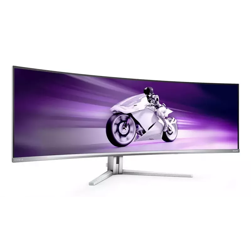 Philips Evnia 8000 49M2C8900/00 monitor komputerowy 124.2 cm (48.9 cala) 5120 x 1440 pikseli Dual QHD QD-OLED Biały